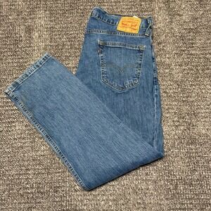 Levis 559 Mens Relaxed Straight Fit Jeans Size 34x30 Medium Wash Blue